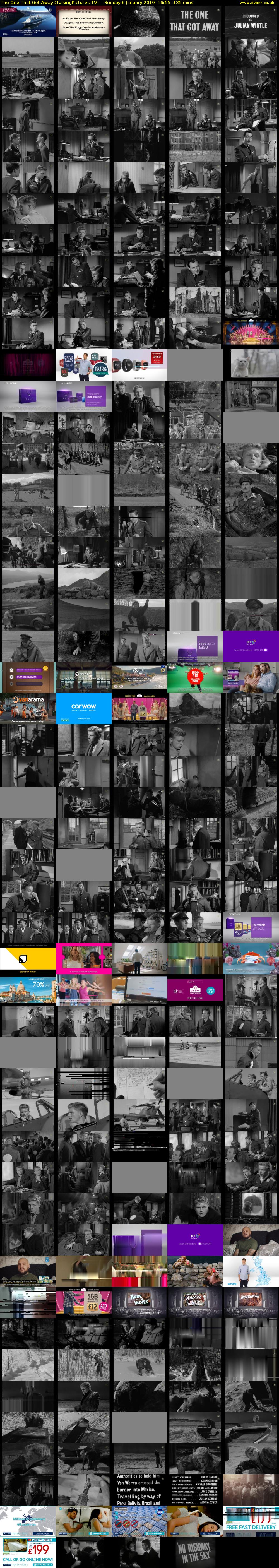 The One That Got Away (TalkingPictures TV) Sunday 6 January 2019 16:55 - 19:10