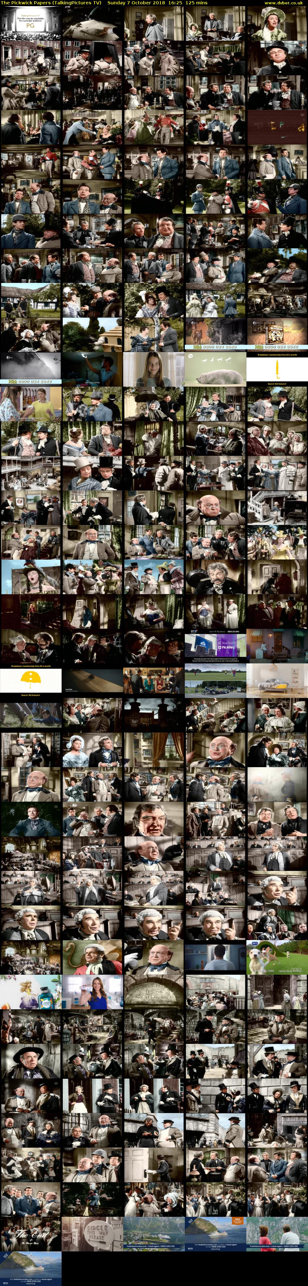 The Pickwick Papers (TalkingPictures TV) Sunday 7 October 2018 16:25 - 18:30