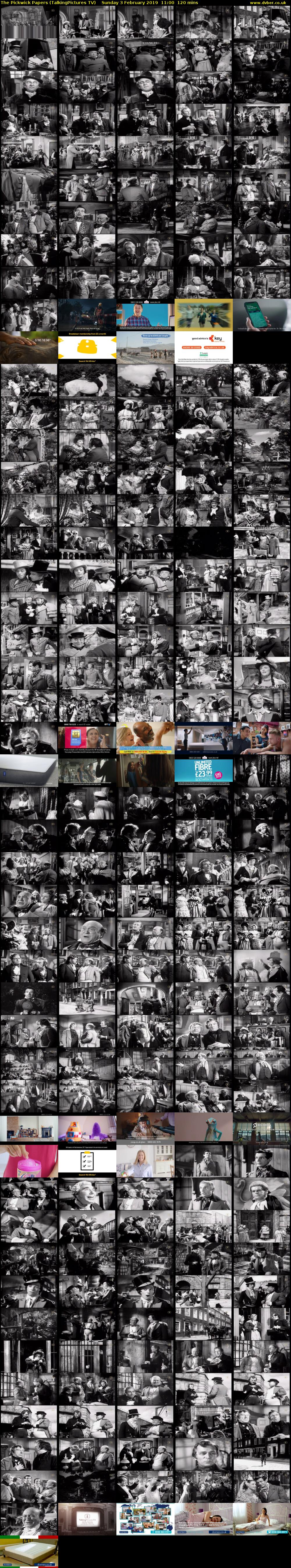 The Pickwick Papers (TalkingPictures TV) Sunday 3 February 2019 11:00 - 13:00