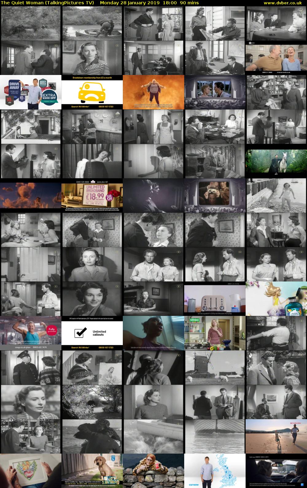 The Quiet Woman (TalkingPictures TV) Monday 28 January 2019 18:00 - 19:30