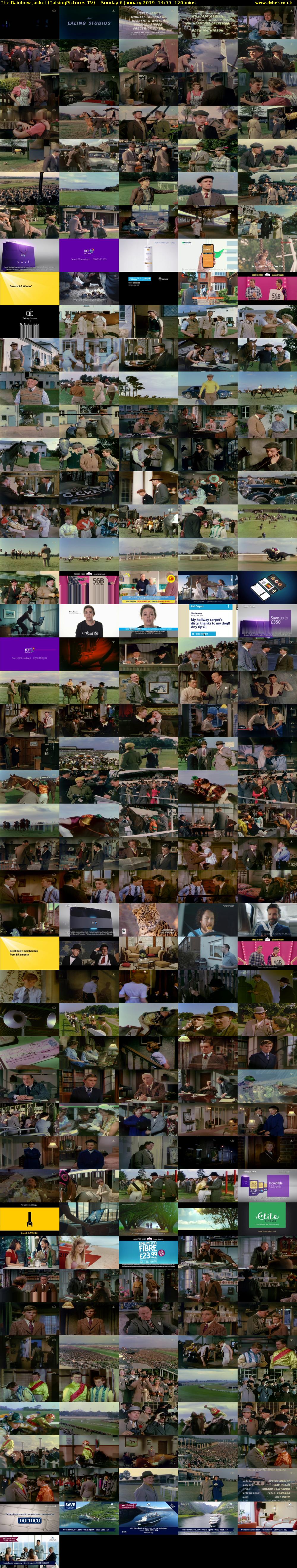 The Rainbow Jacket (TalkingPictures TV) Sunday 6 January 2019 14:55 - 16:55