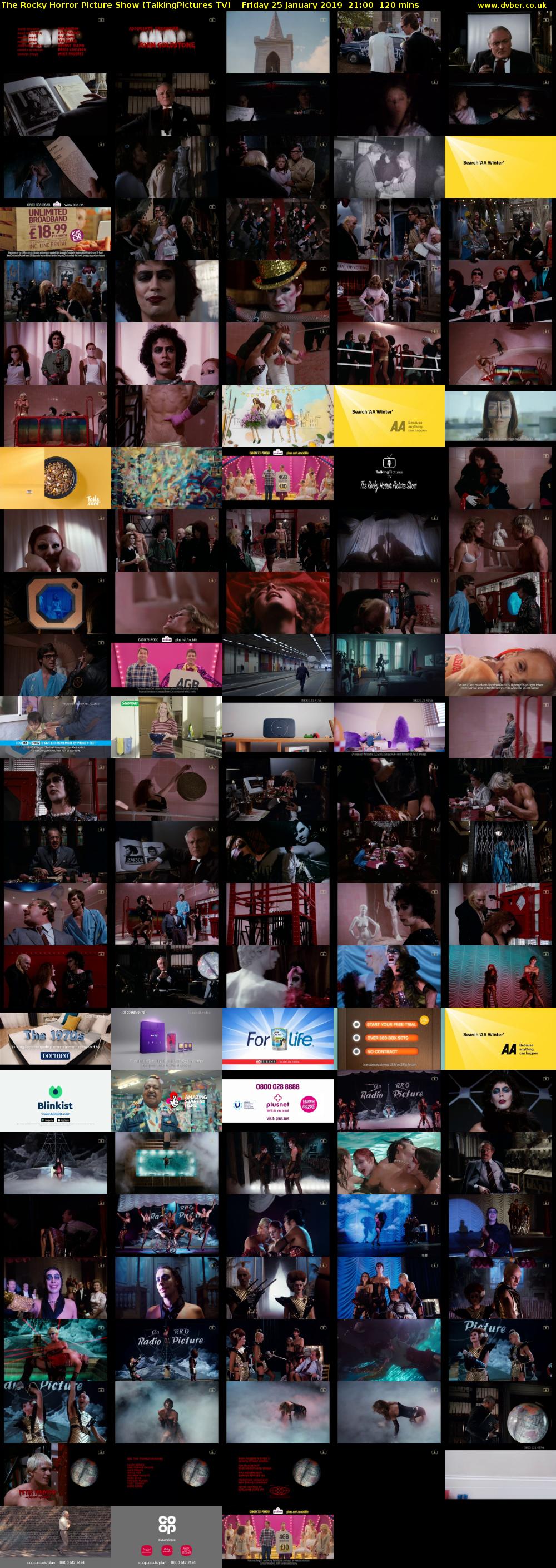 The Rocky Horror Picture Show (TalkingPictures TV) Friday 25 January 2019 21:00 - 23:00