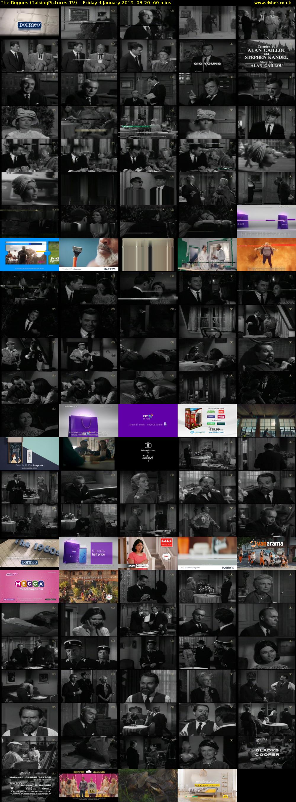 The Rogues (TalkingPictures TV) Friday 4 January 2019 03:20 - 04:20