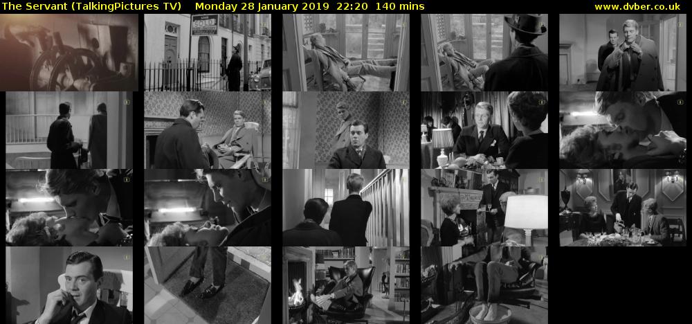 The Servant (TalkingPictures TV) Monday 28 January 2019 22:20 - 00:40