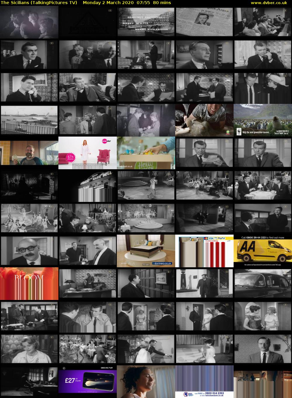 The Sicilians (TalkingPictures TV) Monday 2 March 2020 07:55 - 09:15