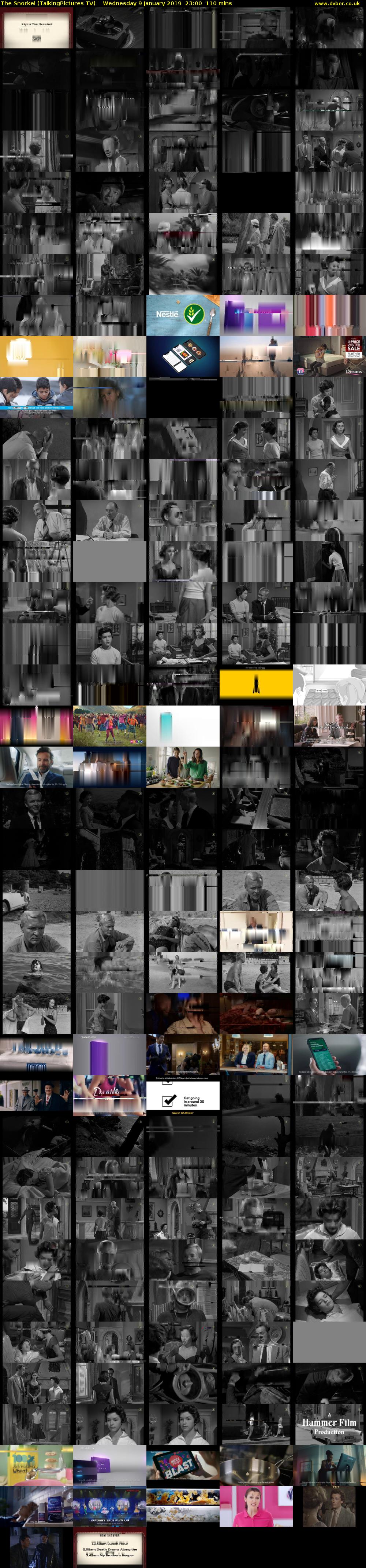 The Snorkel (TalkingPictures TV) Wednesday 9 January 2019 23:00 - 00:50