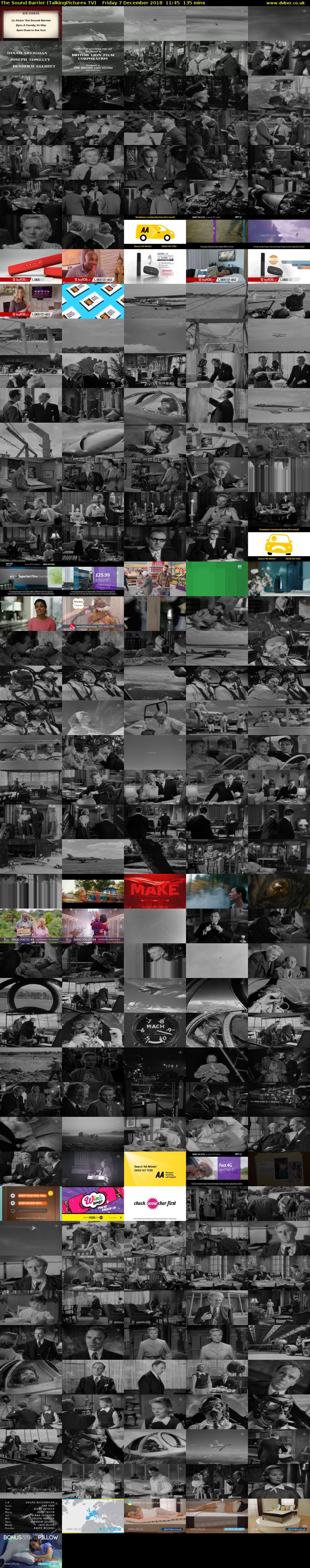 The Sound Barrier (TalkingPictures TV) Friday 7 December 2018 11:45 - 14:00