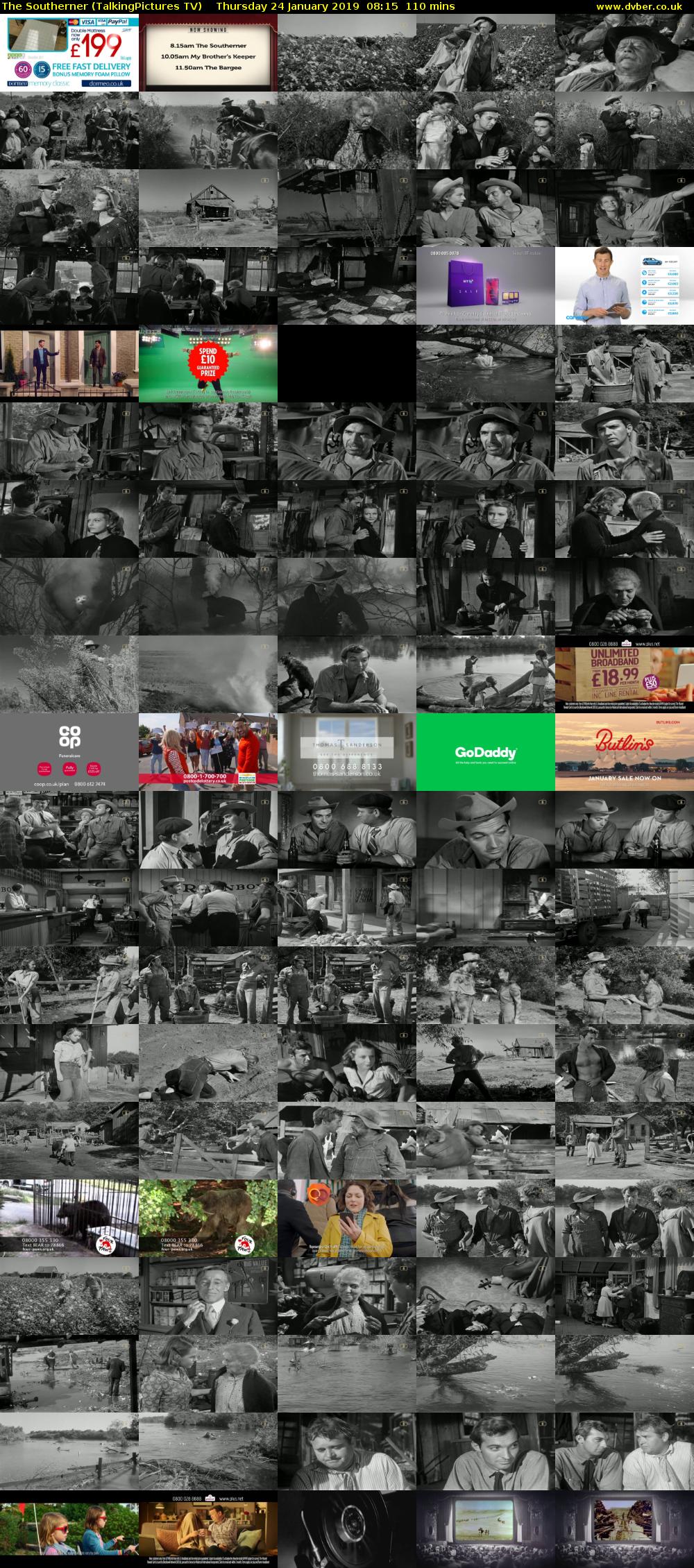 The Southerner (TalkingPictures TV) Thursday 24 January 2019 08:15 - 10:05