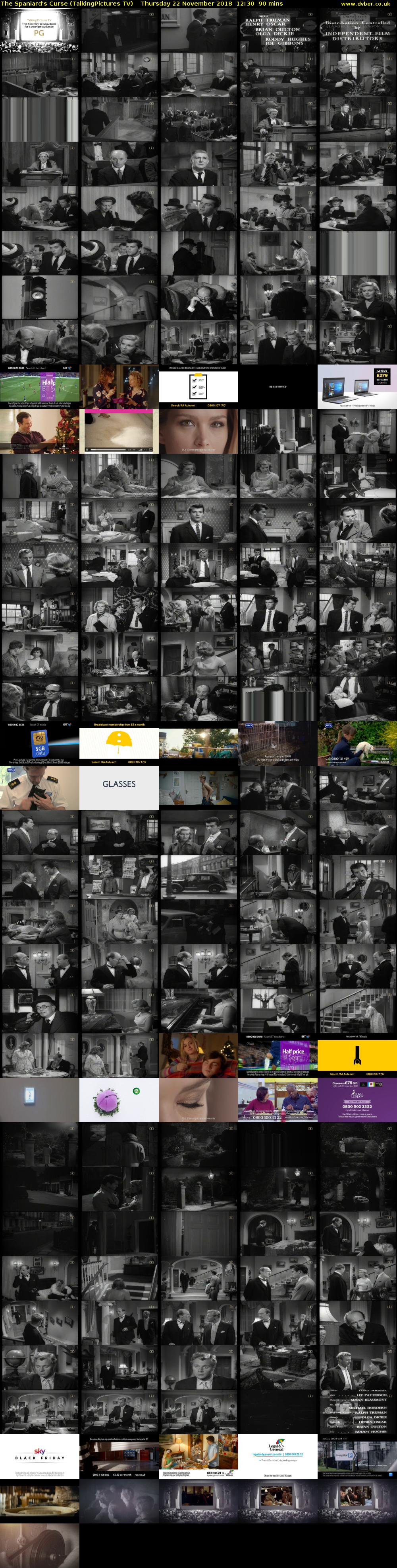 The Spaniard's Curse (TalkingPictures TV) Thursday 22 November 2018 12:30 - 14:00