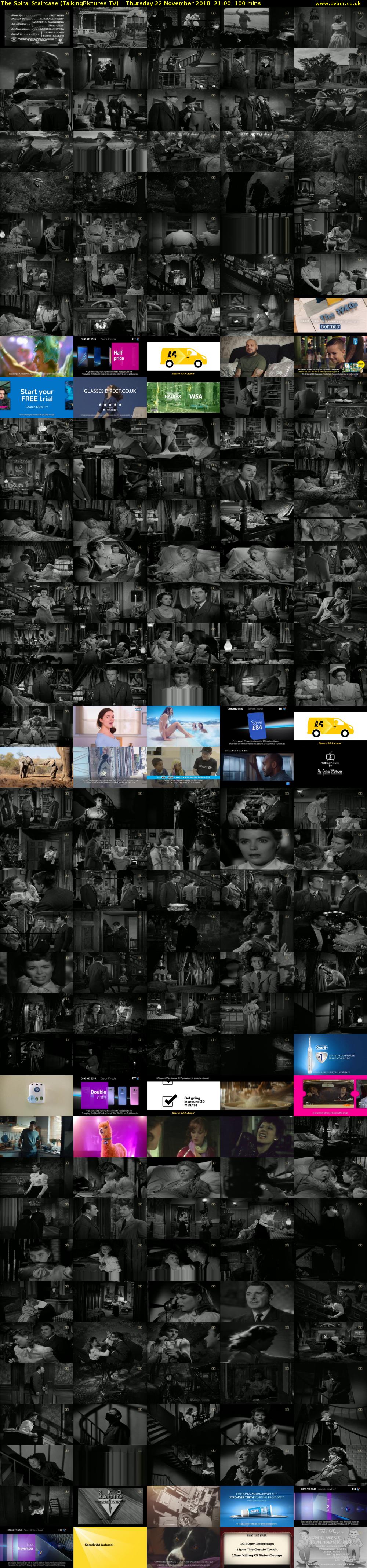 The Spiral Staircase (TalkingPictures TV) Thursday 22 November 2018 21:00 - 22:40