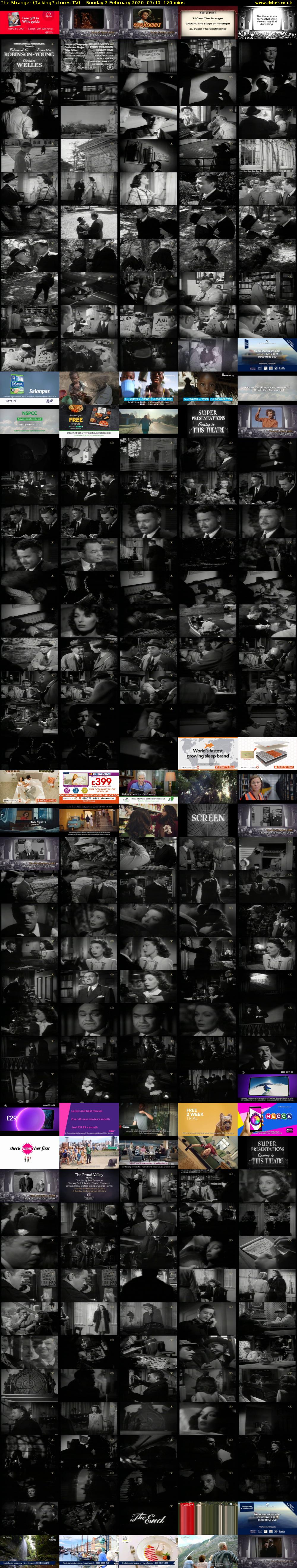 The Stranger (TalkingPictures TV) Sunday 2 February 2020 07:40 - 09:40