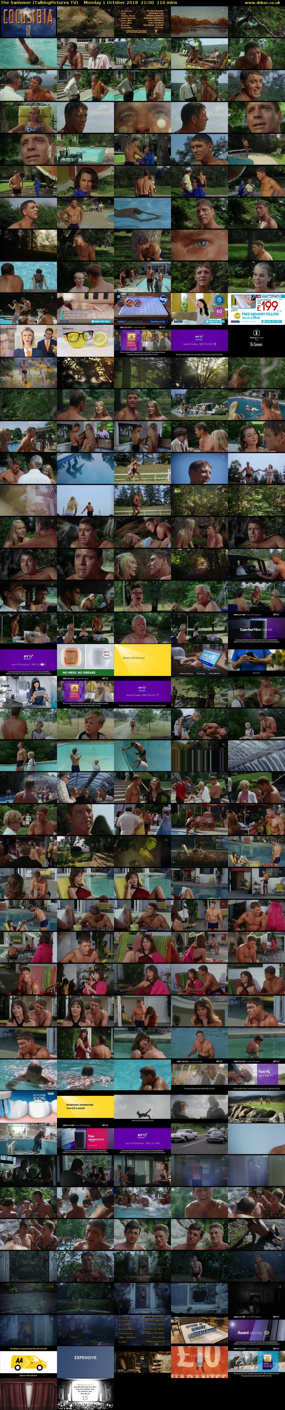 The Swimmer (TalkingPictures TV) Monday 1 October 2018 21:00 - 22:50