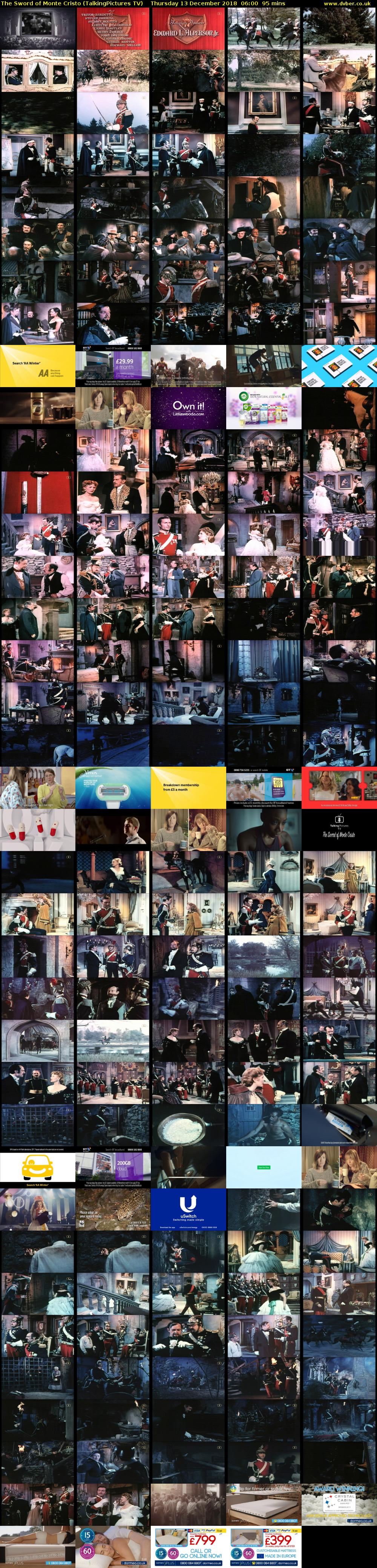 The Sword of Monte Cristo (TalkingPictures TV) Thursday 13 December 2018 06:00 - 07:35