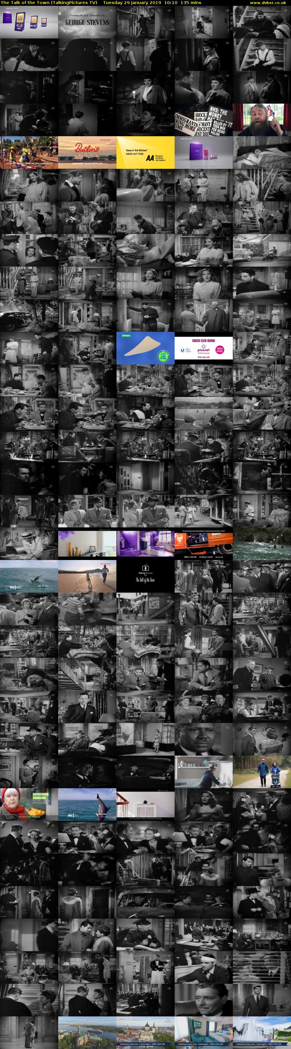 The Talk of the Town (TalkingPictures TV) Tuesday 29 January 2019 10:10 - 12:25