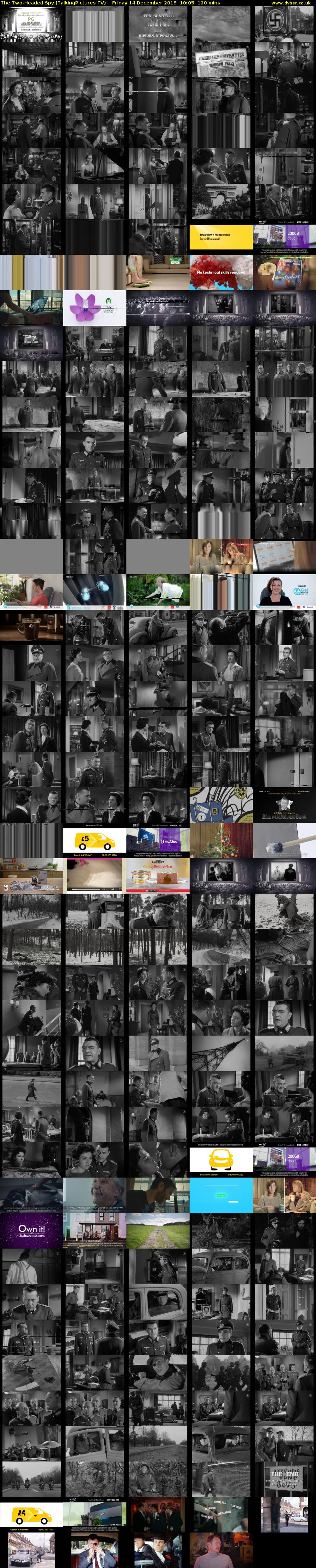 The Two-Headed Spy (TalkingPictures TV) Friday 14 December 2018 10:05 - 12:05