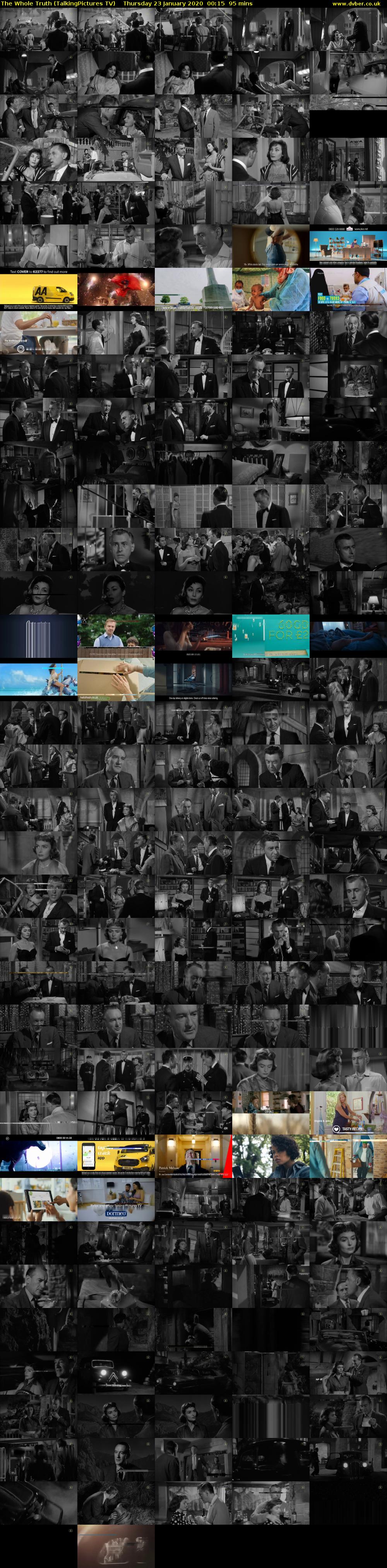 The Whole Truth (TalkingPictures TV) Thursday 23 January 2020 00:15 - 01:50