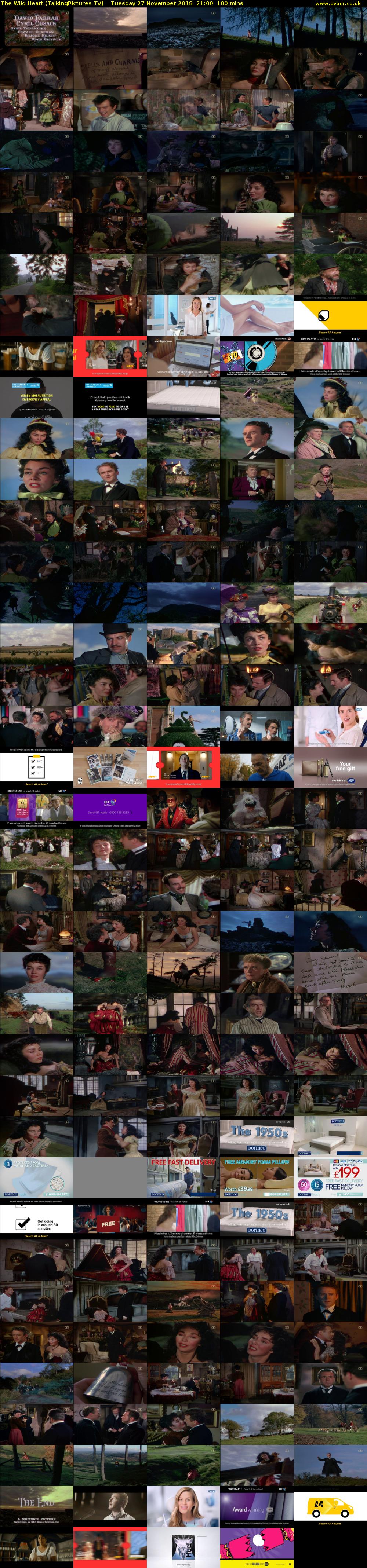 The Wild Heart (TalkingPictures TV) Tuesday 27 November 2018 21:00 - 22:40