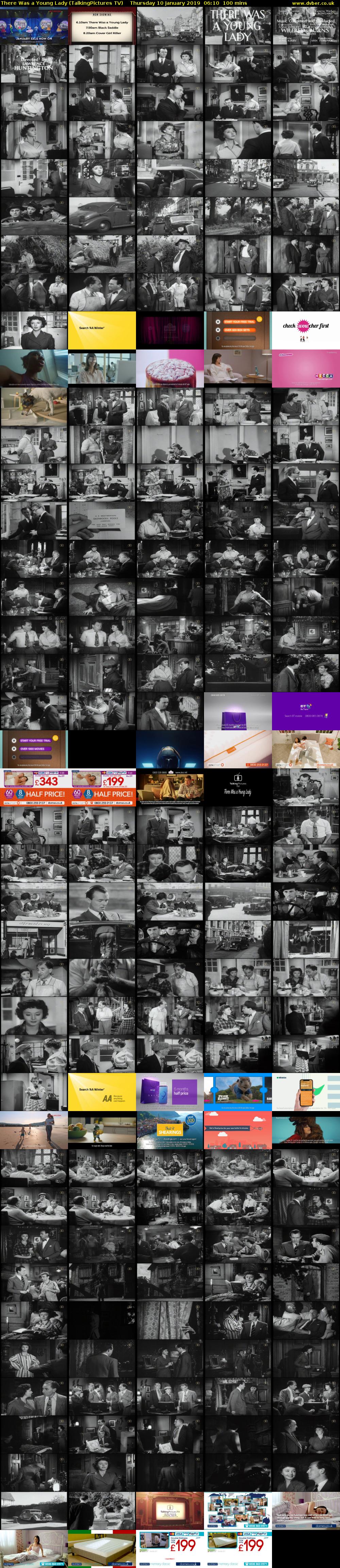 There Was a Young Lady (TalkingPictures TV) Thursday 10 January 2019 06:10 - 07:50