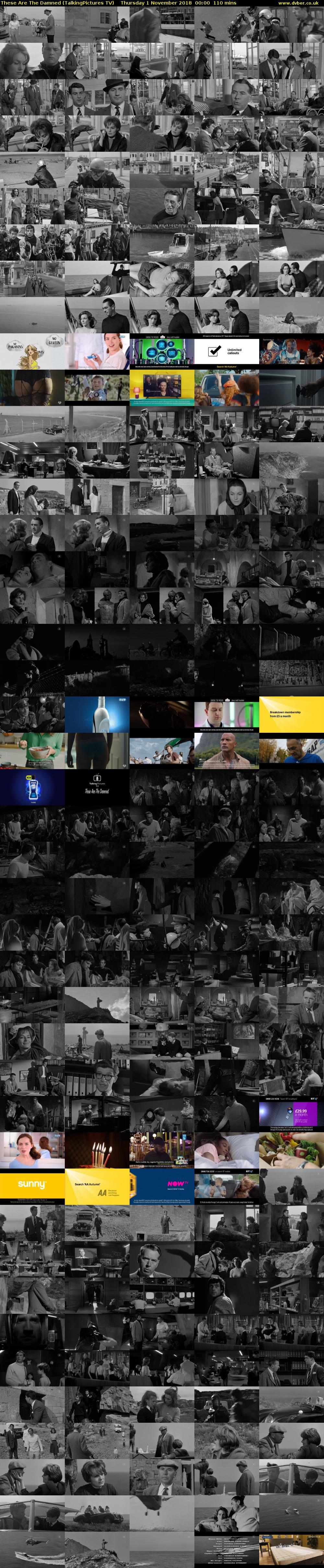 These Are The Damned (TalkingPictures TV) Thursday 1 November 2018 00:00 - 01:50