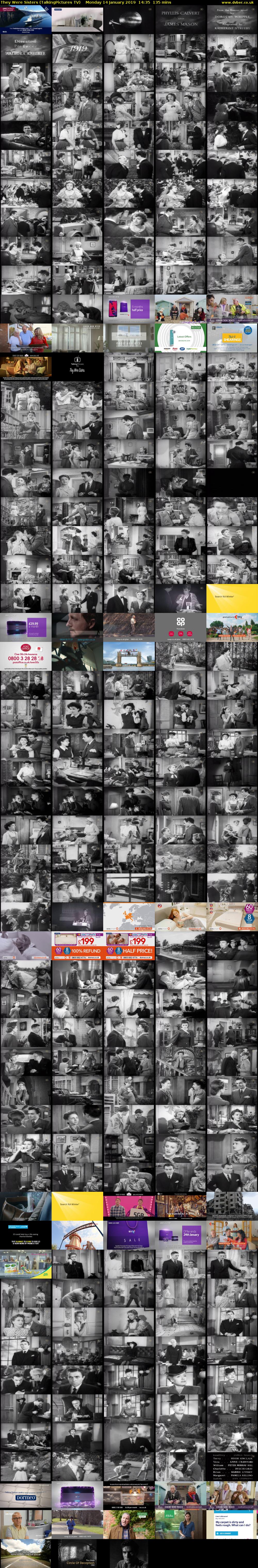 They Were Sisters (TalkingPictures TV) Monday 14 January 2019 14:35 - 16:50