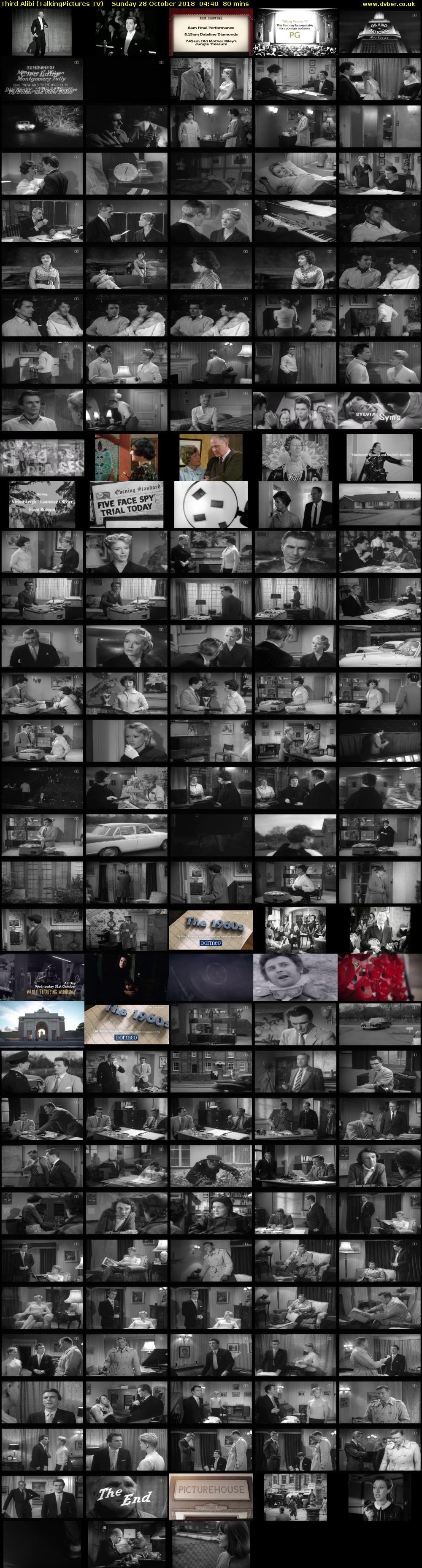 Third Alibi (TalkingPictures TV) Sunday 28 October 2018 04:40 - 06:00