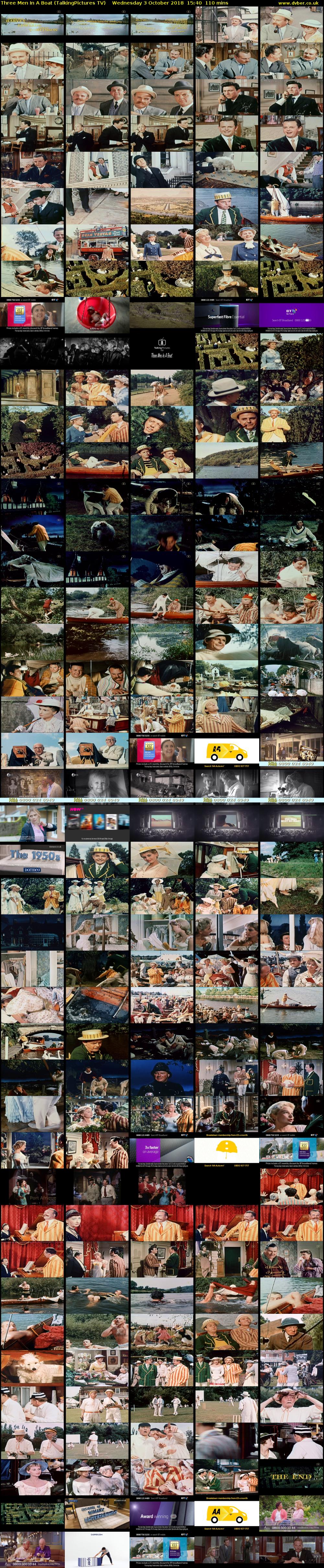 Three Men In A Boat (TalkingPictures TV) Wednesday 3 October 2018 15:40 - 17:30