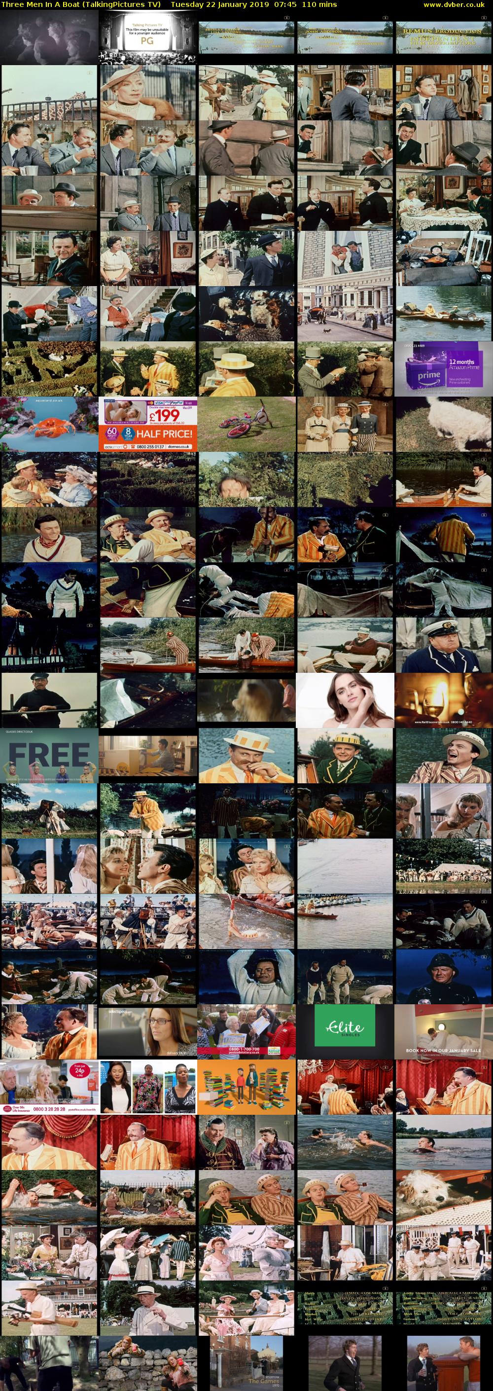 Three Men In A Boat (TalkingPictures TV) Tuesday 22 January 2019 07:45 - 09:35