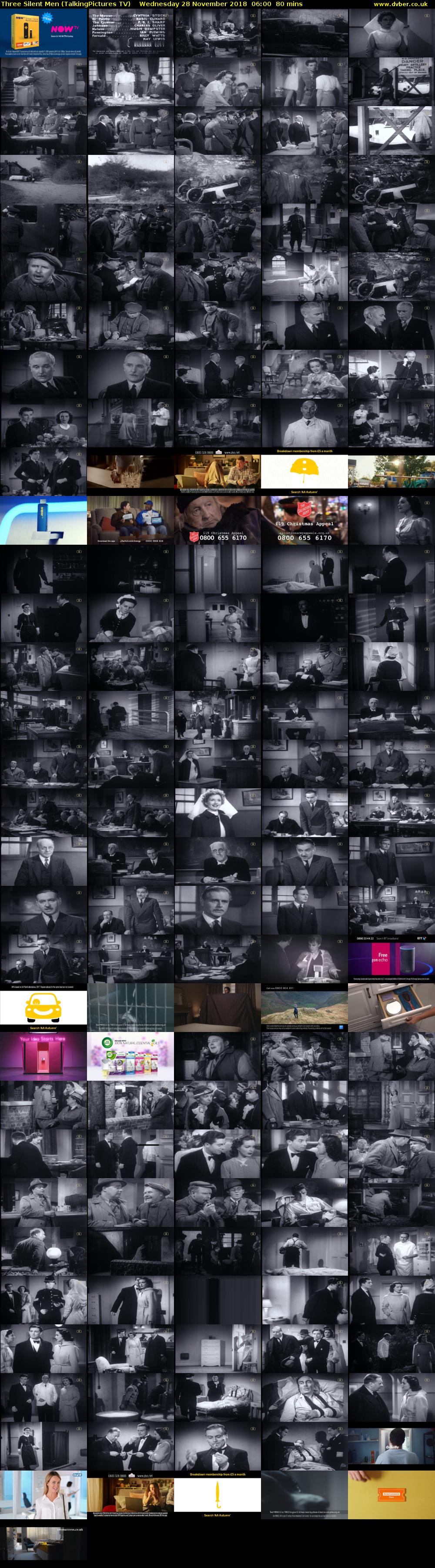 Three Silent Men (TalkingPictures TV) Wednesday 28 November 2018 06:00 - 07:20