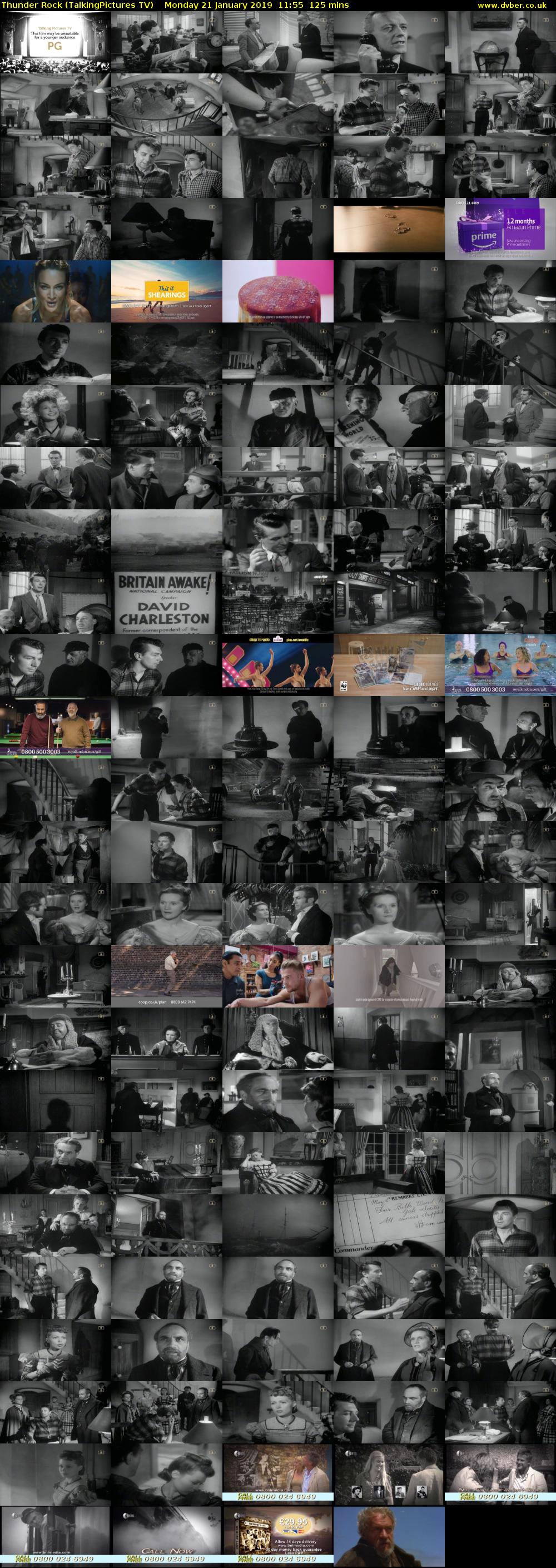 Thunder Rock (TalkingPictures TV) Monday 21 January 2019 11:55 - 14:00