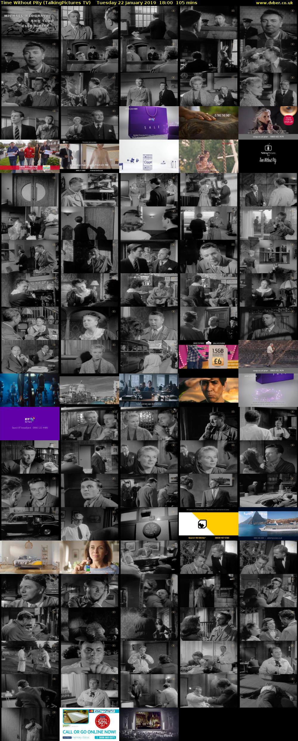 Time Without Pity (TalkingPictures TV) Tuesday 22 January 2019 18:00 - 19:45