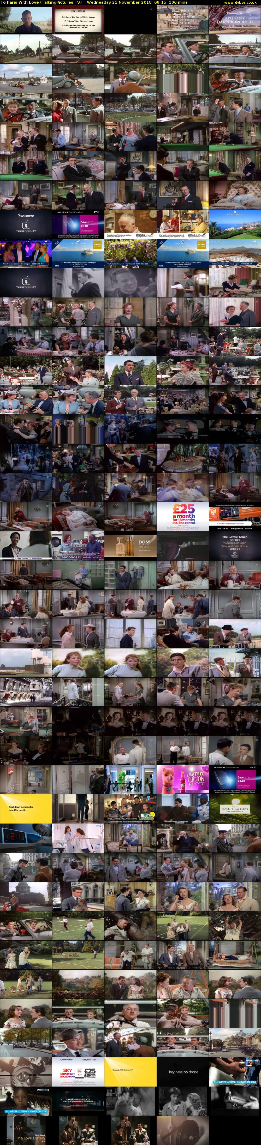 To Paris With Love (TalkingPictures TV) Wednesday 21 November 2018 09:15 - 10:55