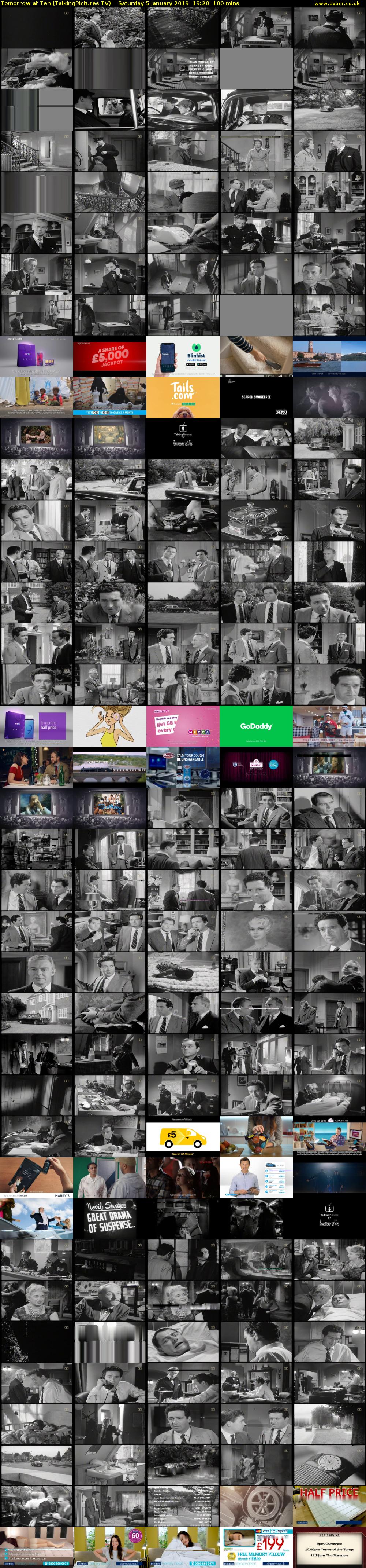 Tomorrow at Ten (TalkingPictures TV) Saturday 5 January 2019 19:20 - 21:00