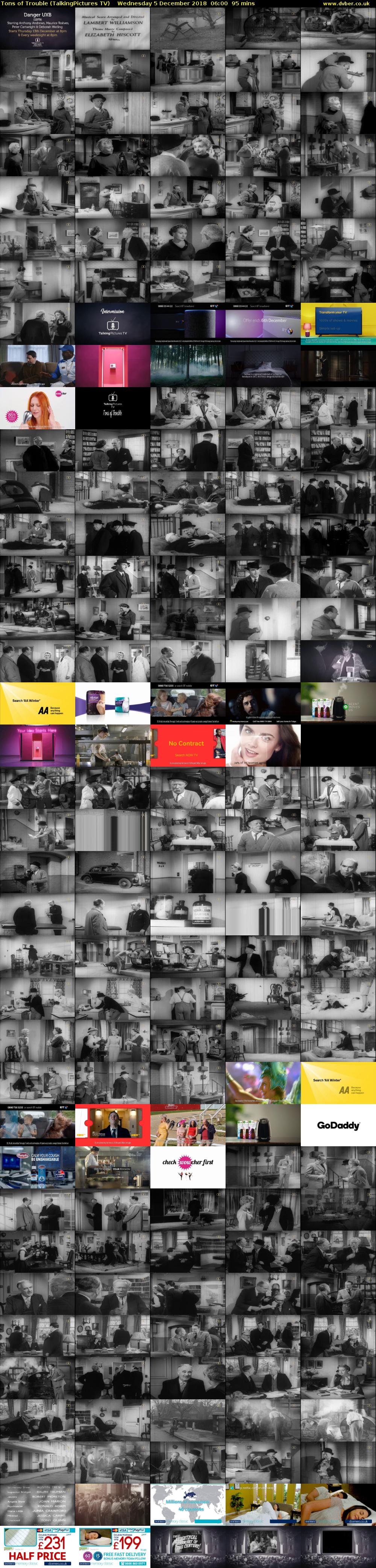 Tons of Trouble (TalkingPictures TV) Wednesday 5 December 2018 06:00 - 07:35