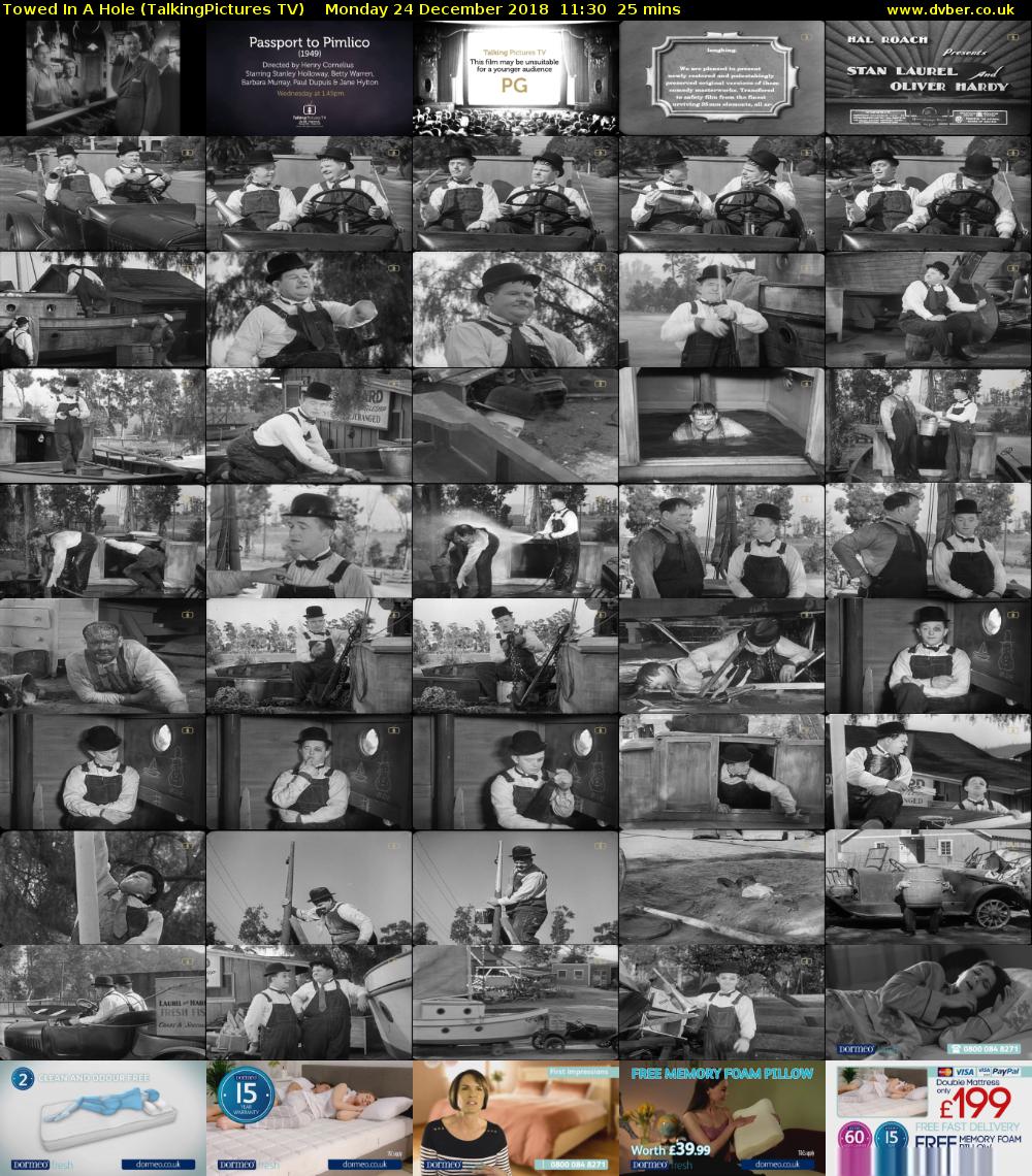 Towed In A Hole (TalkingPictures TV) Monday 24 December 2018 11:30 - 11:55