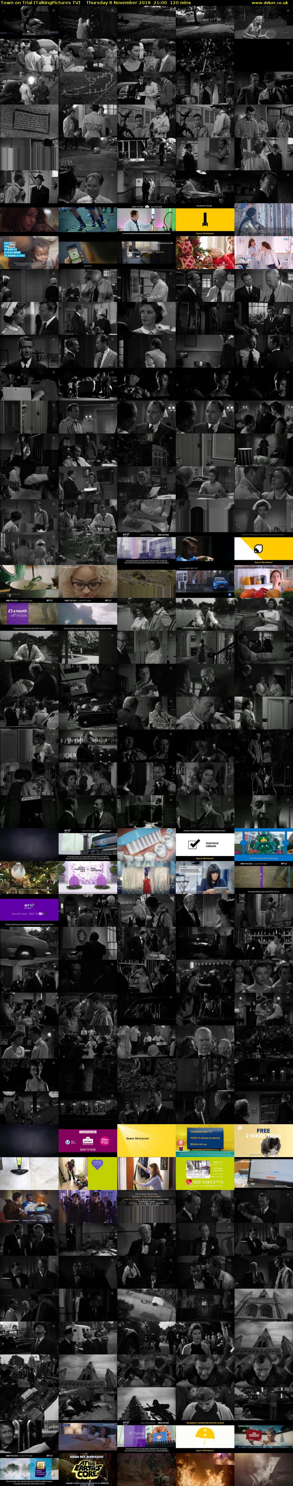 Town on Trial (TalkingPictures TV) Thursday 8 November 2018 21:00 - 23:00