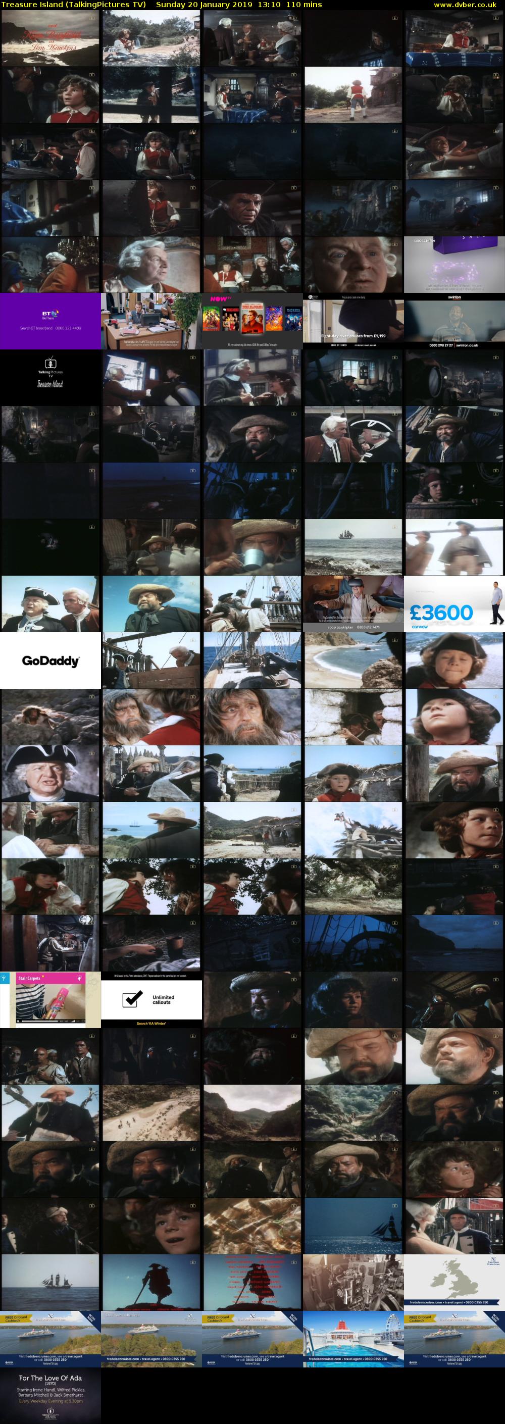 Treasure Island (TalkingPictures TV) Sunday 20 January 2019 13:10 - 15:00