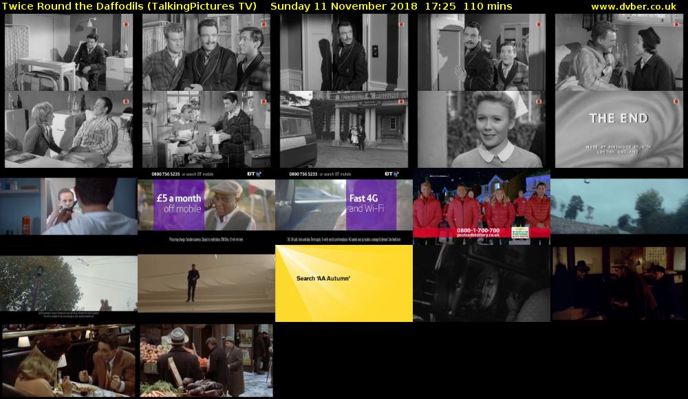 Twice Round the Daffodils (TalkingPictures TV) Sunday 11 November 2018 17:25 - 19:15