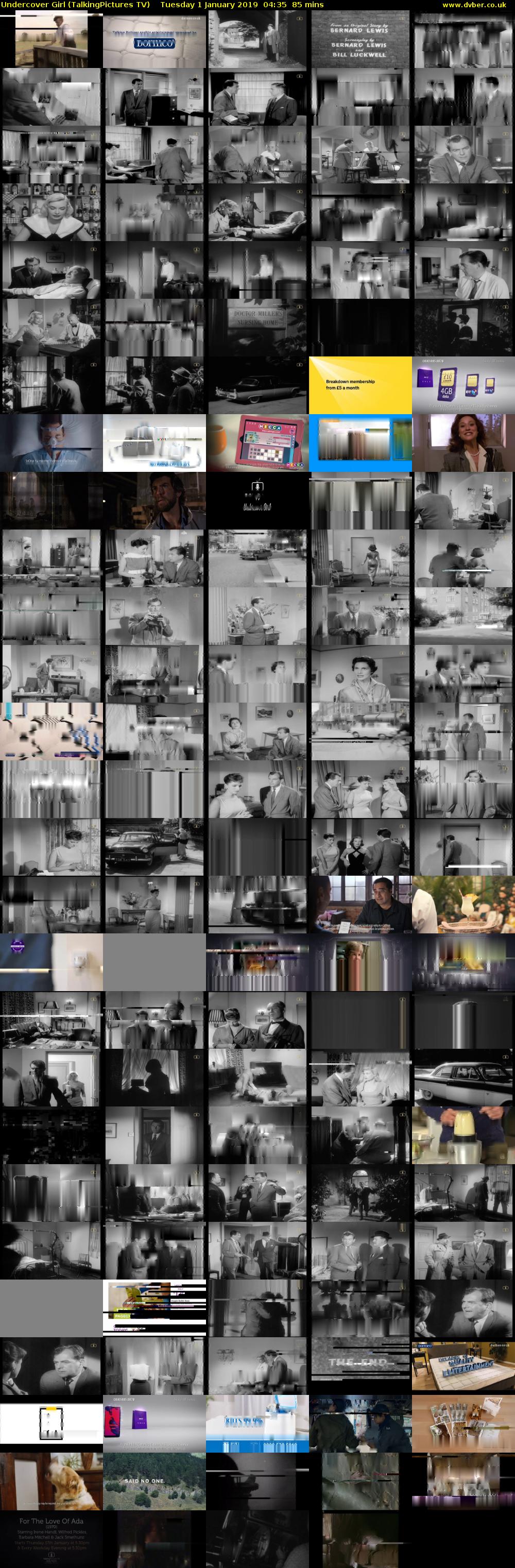 Undercover Girl (TalkingPictures TV) Tuesday 1 January 2019 04:35 - 06:00