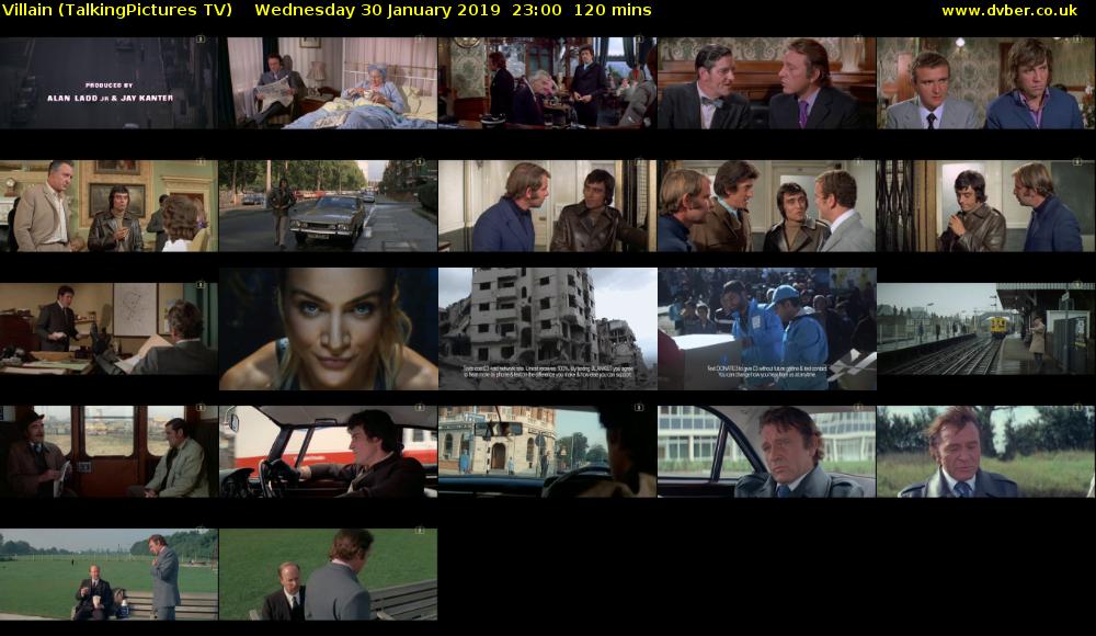 Villain (TalkingPictures TV) Wednesday 30 January 2019 23:00 - 01:00