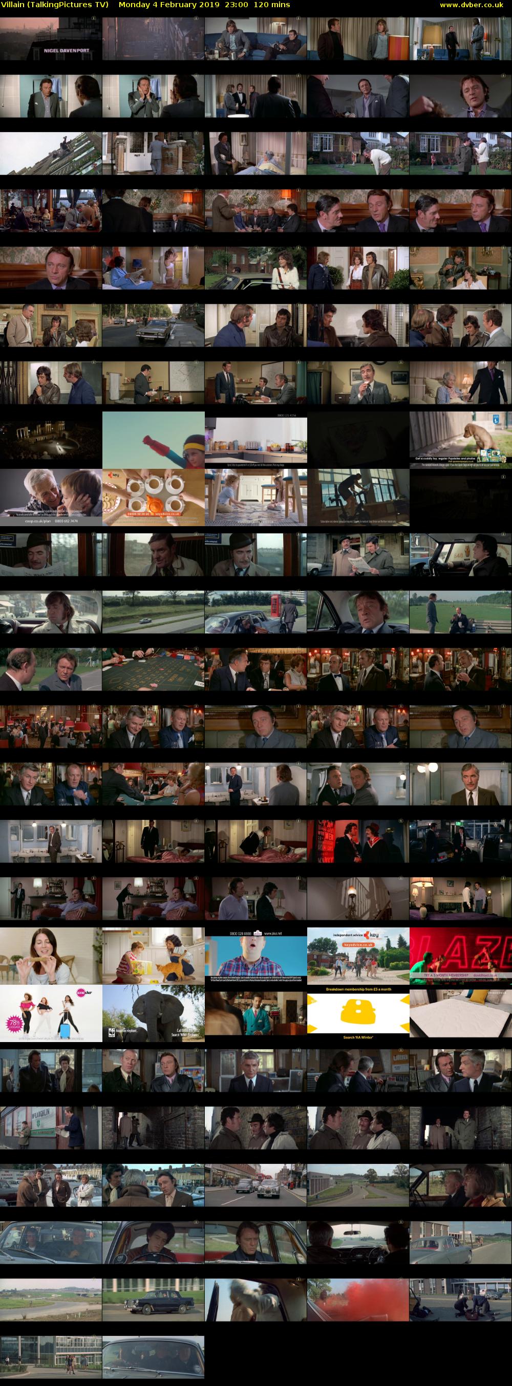 Villain (TalkingPictures TV) Monday 4 February 2019 23:00 - 01:00