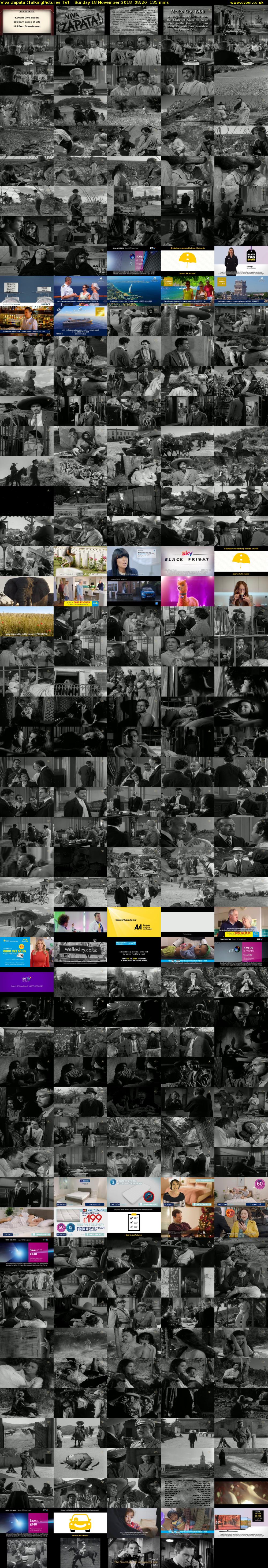 Viva Zapata (TalkingPictures TV) Sunday 18 November 2018 08:20 - 10:35