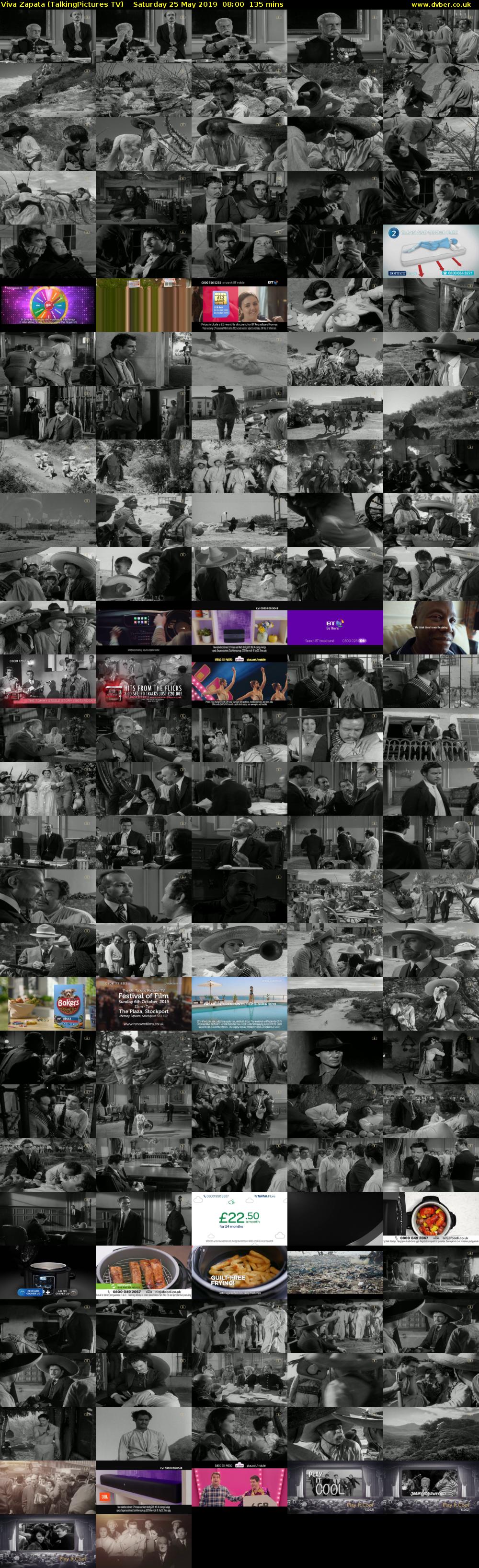 Viva Zapata (TalkingPictures TV) Saturday 25 May 2019 08:00 - 10:15