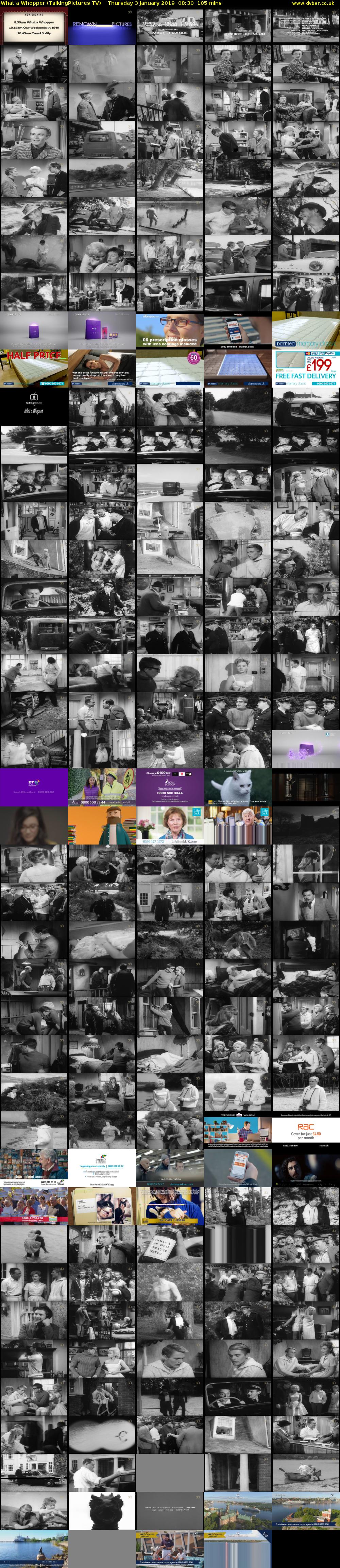 What a Whopper (TalkingPictures TV) Thursday 3 January 2019 08:30 - 10:15