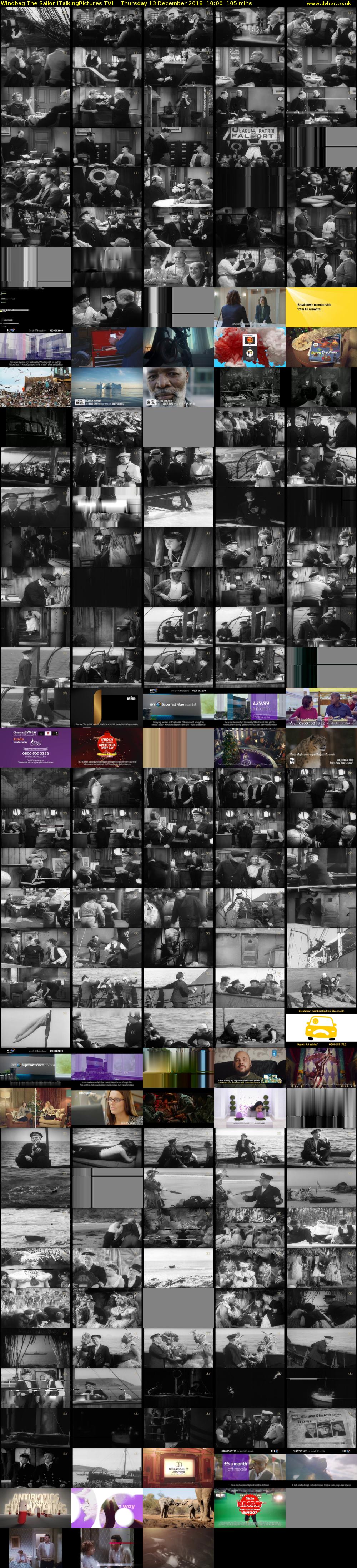 Windbag The Sailor (TalkingPictures TV) Thursday 13 December 2018 10:00 - 11:45