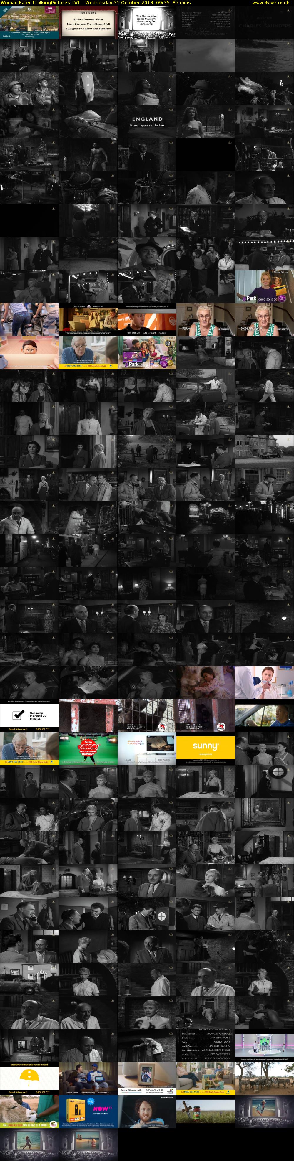 Woman Eater (TalkingPictures TV) Wednesday 31 October 2018 09:35 - 11:00