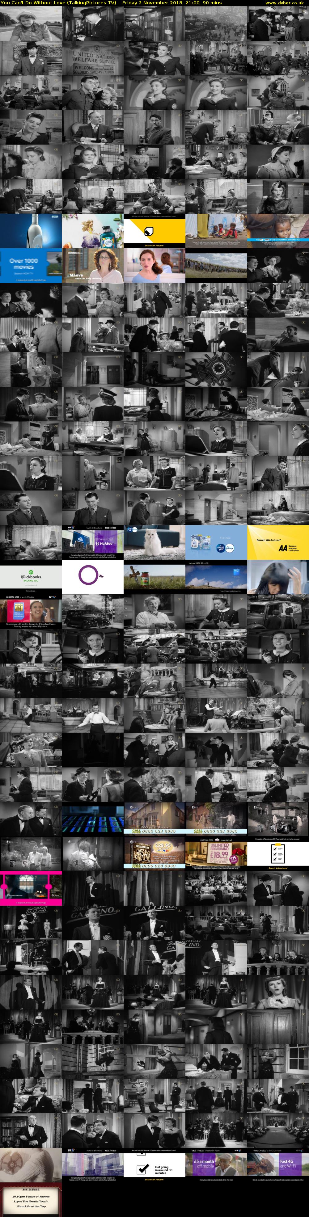 You Can't Do Without Love (TalkingPictures TV) Friday 2 November 2018 21:00 - 22:30