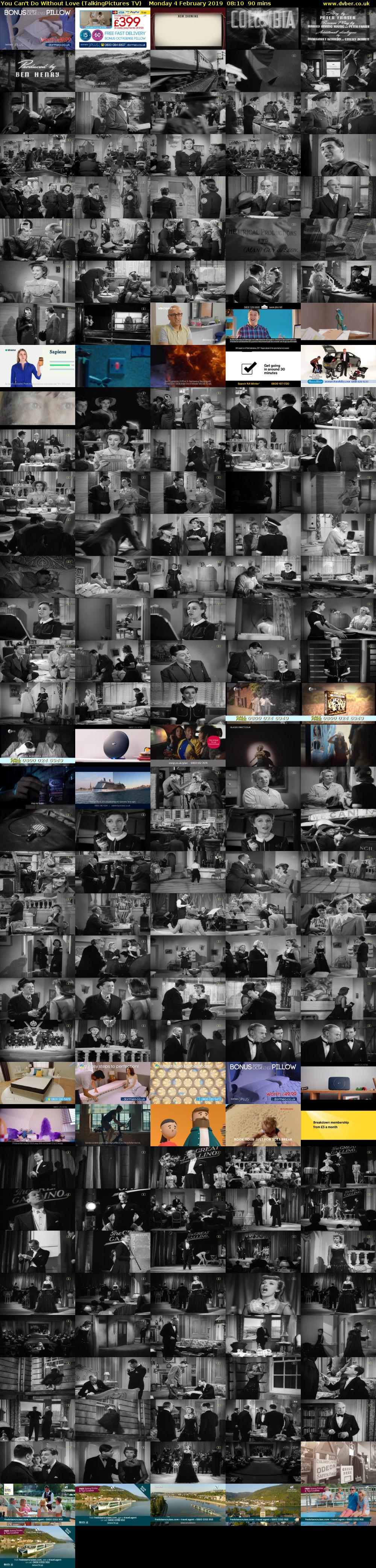 You Can't Do Without Love (TalkingPictures TV) Monday 4 February 2019 08:10 - 09:40