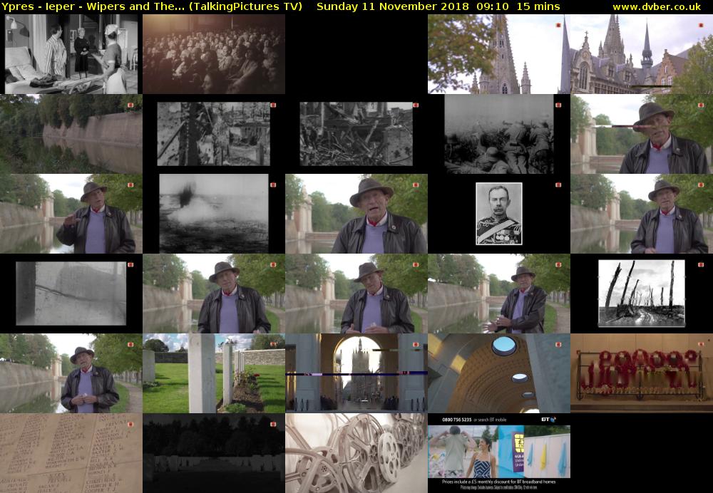 Ypres - Ieper - Wipers and The... (TalkingPictures TV) Sunday 11 November 2018 09:10 - 09:25