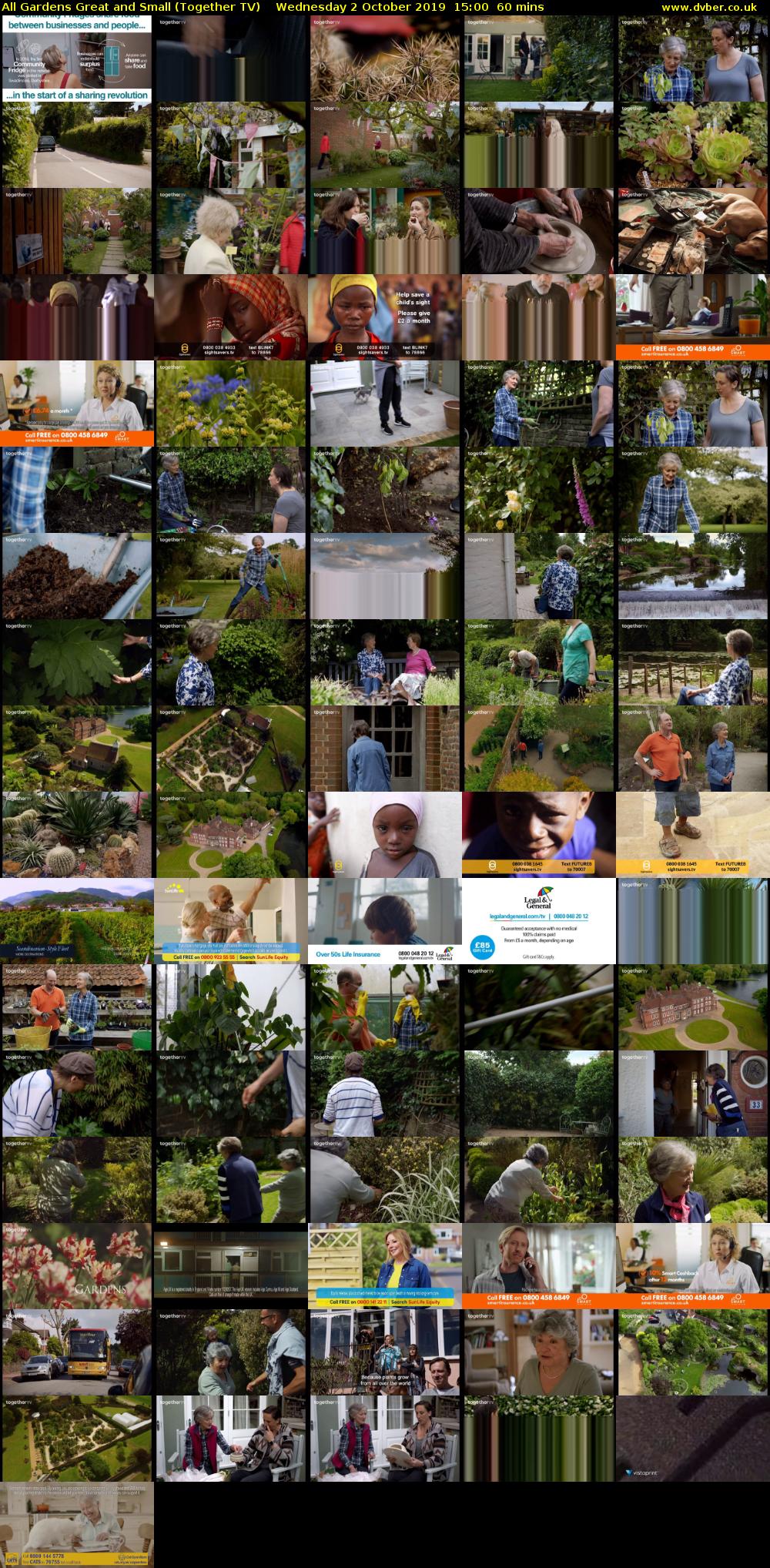 All Gardens Great and Small (Together TV) Wednesday 2 October 2019 15:00 - 16:00