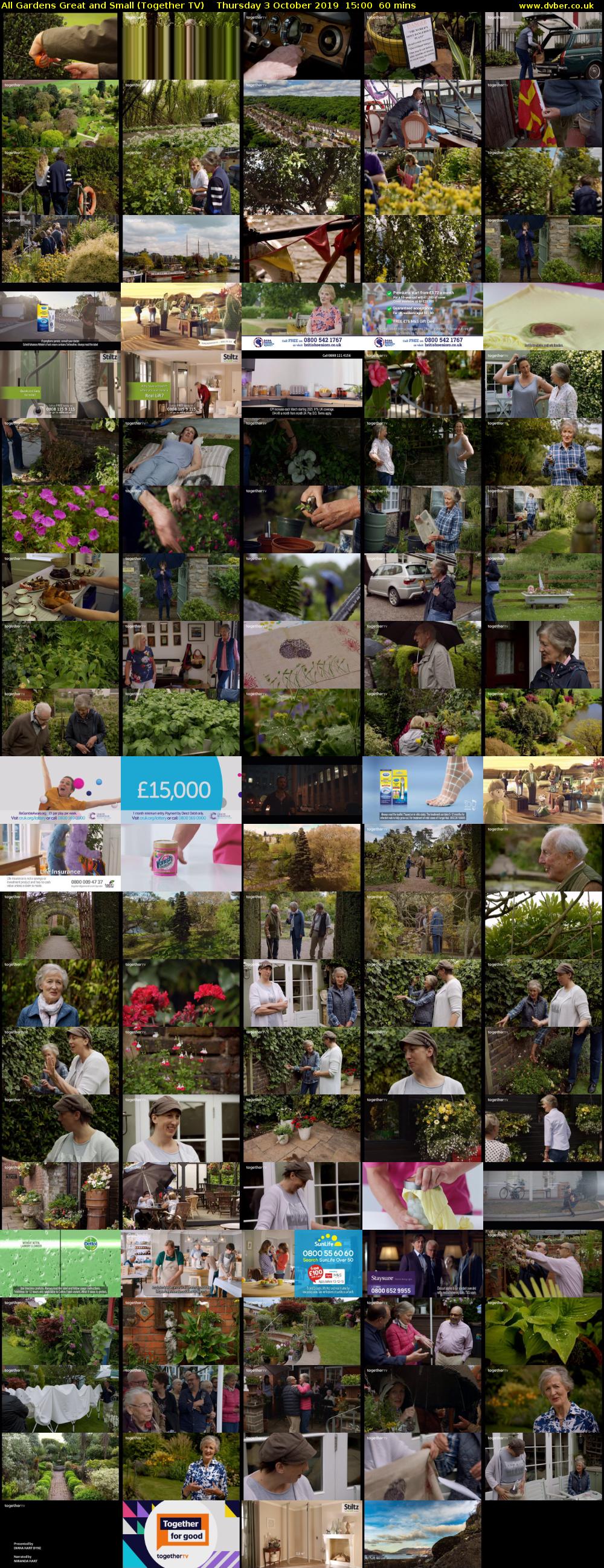 All Gardens Great and Small (Together TV) Thursday 3 October 2019 15:00 - 16:00